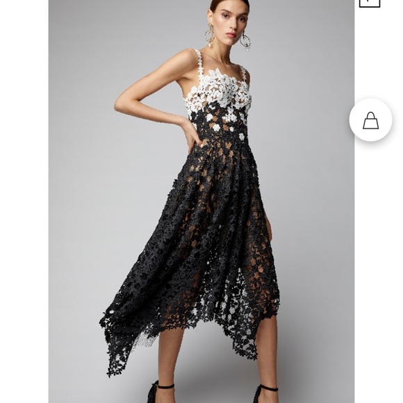 oscar de la renta lace dress